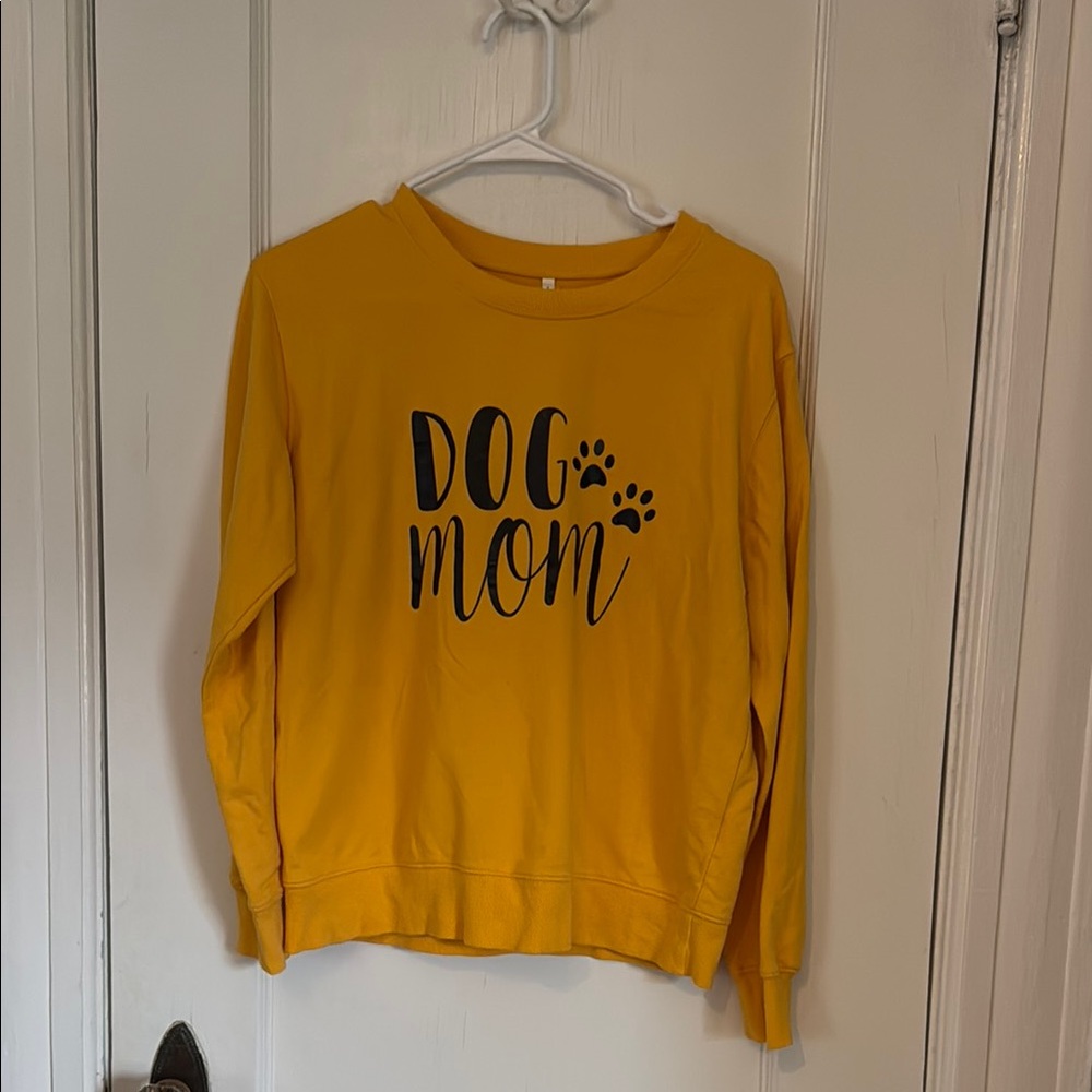 Amazon Vibrant Yellow Dog Mom Hoodie